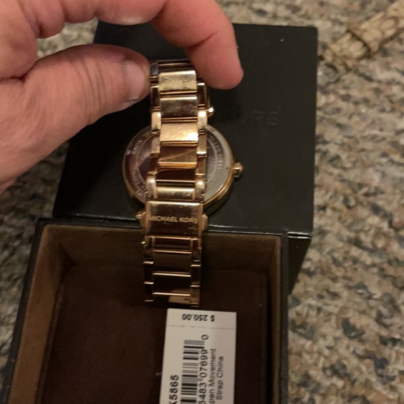 Brand new Michael Kors Rosa gold watch main image 6